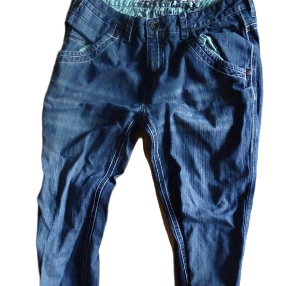 BLUE GURU JEANS  36 X 30 - Picture 1 of 3